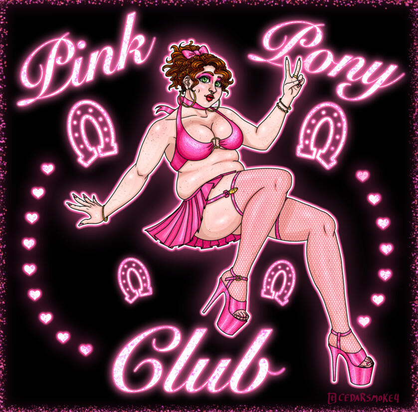PPC inspired by the song Pink Pony Club by Chapelle Roan